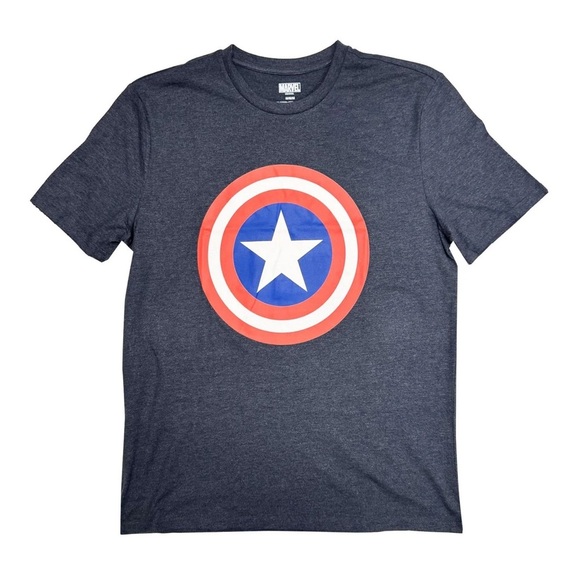 Marvel Men's 80's Captain Short Sleeve T-Shirt, Size: XL - Picture 2 of 4